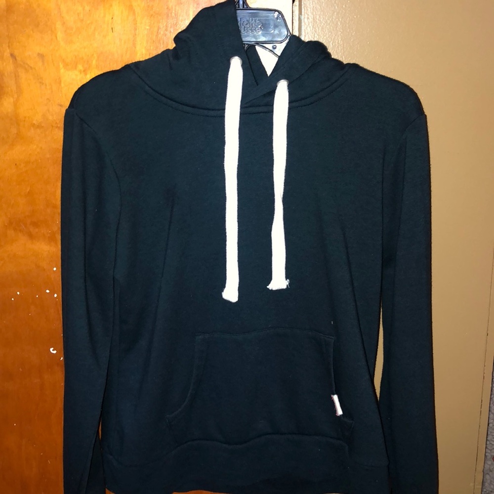 Oversized navy blue hoodie